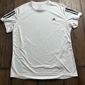 Adidas White and Black Women's Blouse